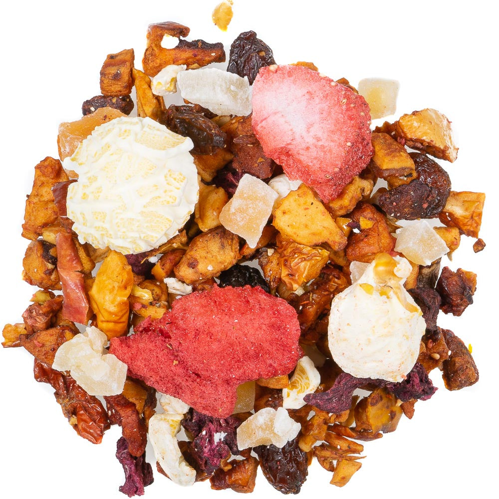 Erdbeer Popcorn - milde Früchteteemischung