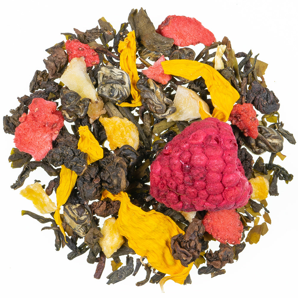 Herz von Afrika® Grüntee mit Kräutern und Fruchtstücken, aromatisiert 100g